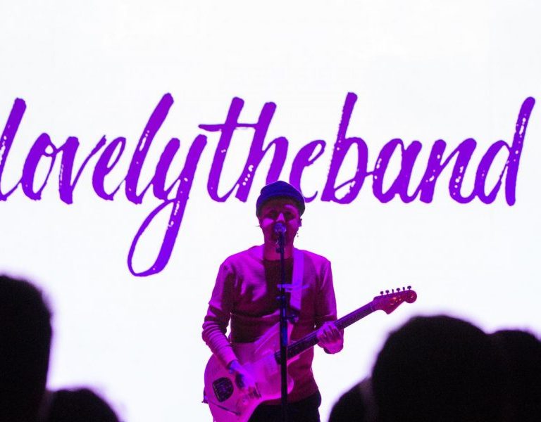 Lovelytheband performs at Foellinger