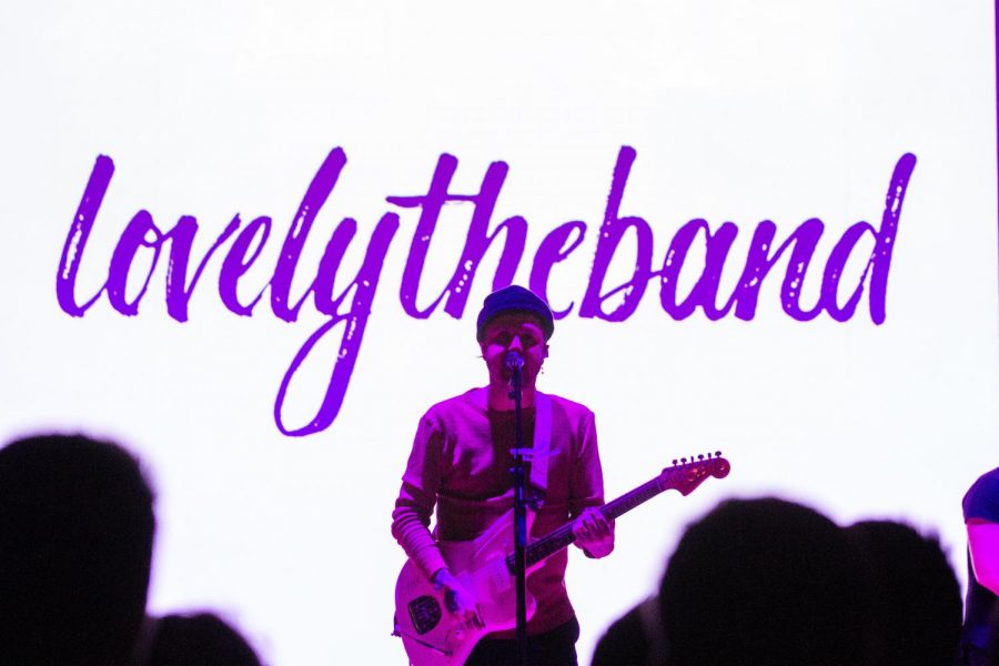 Lovelytheband performs at Foellinger